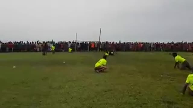 Football competition for the disabled