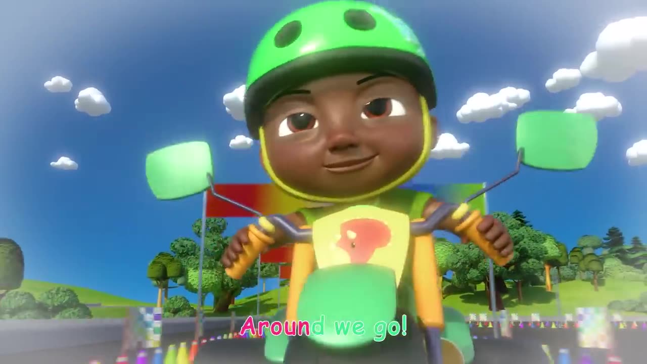 Bike race song-Coco melon nursery rhymes for kids