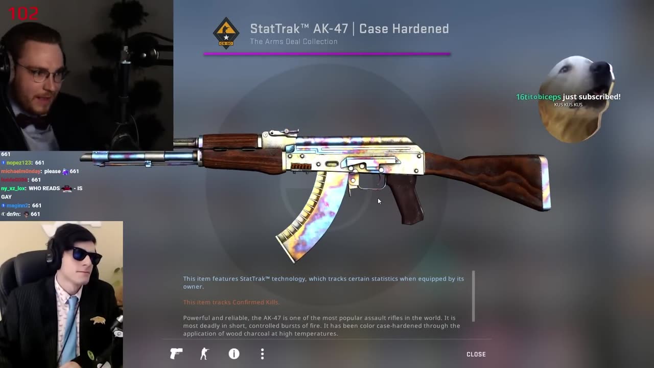 Ohnepixel legendary csgo case unboxing!!!!