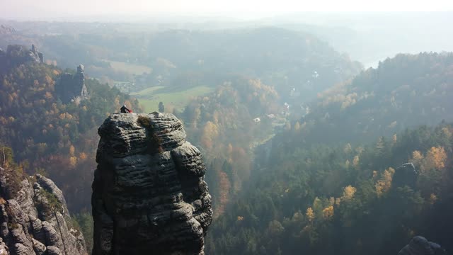 Man climbed at Unbelievable Mountain