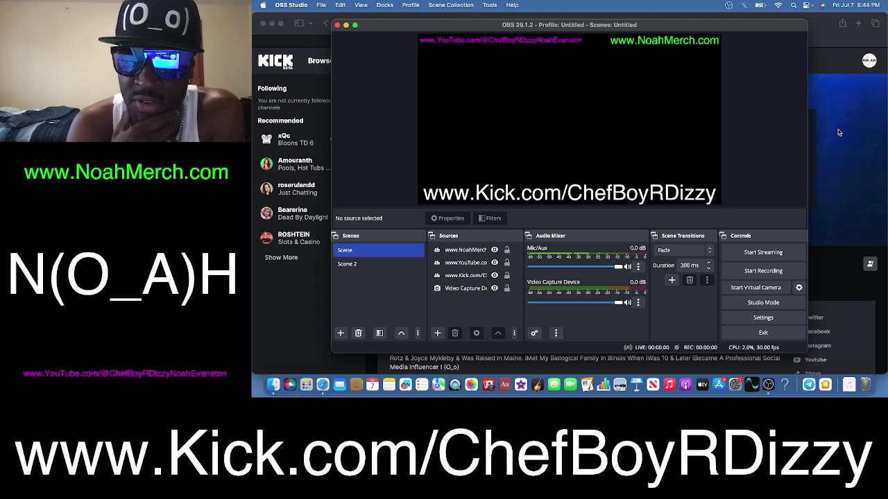 Chef Boy R Dizzy VLOG: @Kick #Stream #10 (O_o) #July #7 #2023 (O_o) www.Kick.com/ChefBoyRDizzy