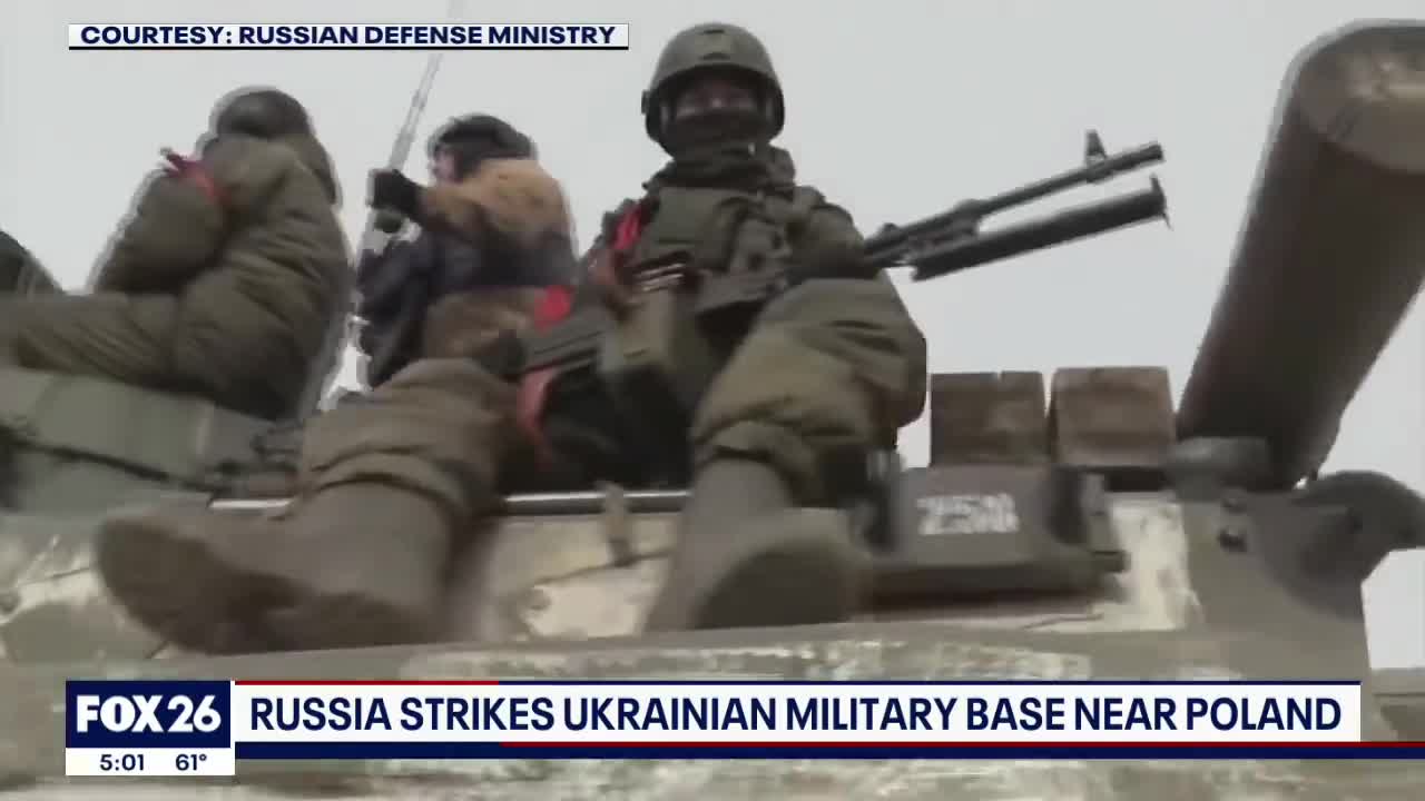 Russia-Ukraine war- Russian airstrike hits base in western Ukraine, kills 35