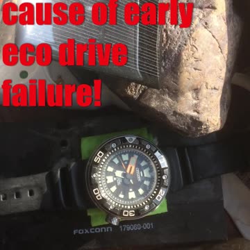 Solar Charging a Watch