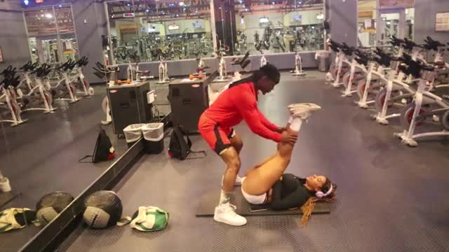 Cucumber prank in the gym