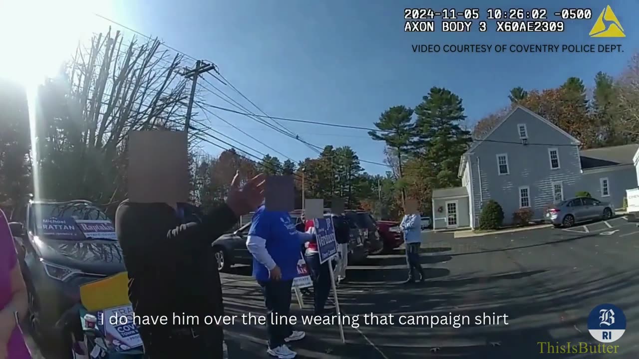 Coventry Police release body cam video of man arrested at polling place