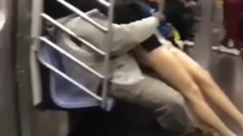 Man fought on the train