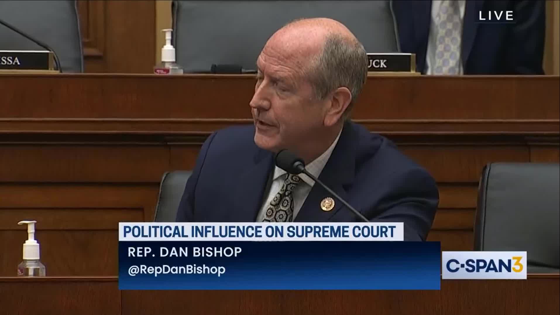 12.8.22 Dan Bishop on Judiciary Committee: Politics Influence on Supreme Court