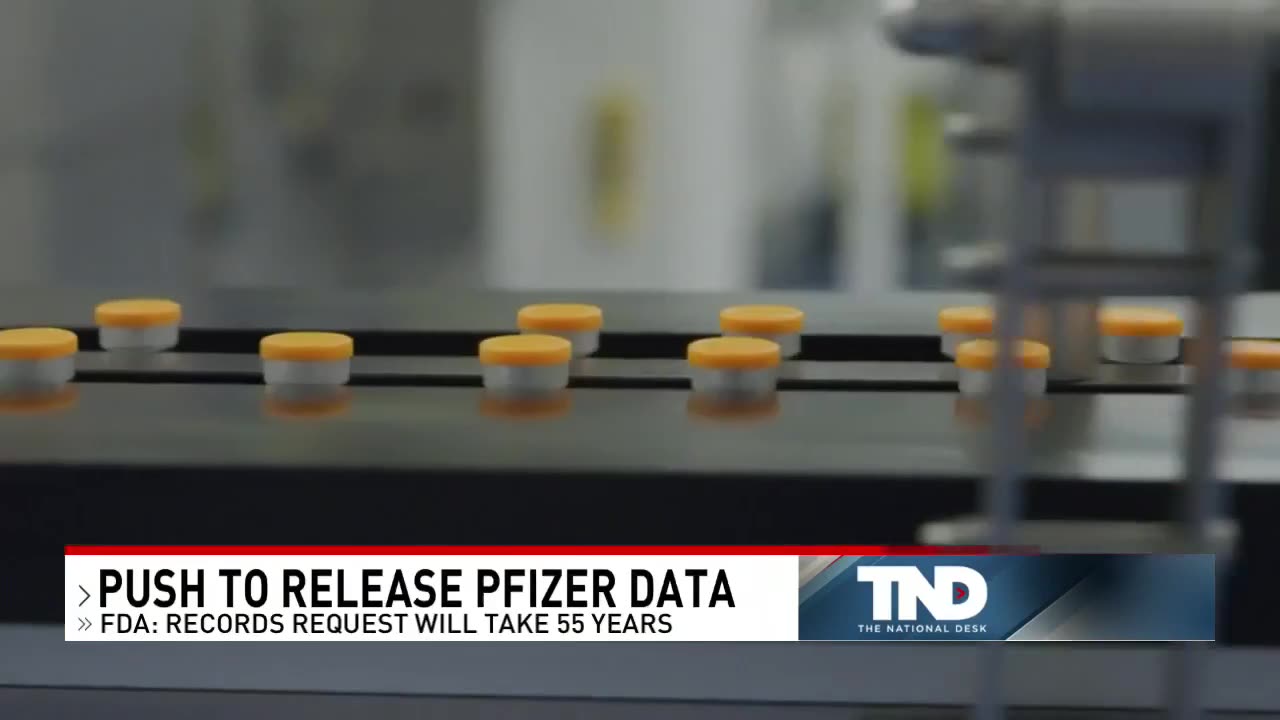 FDA says it needs 55 years to release Pfizer vaccine data