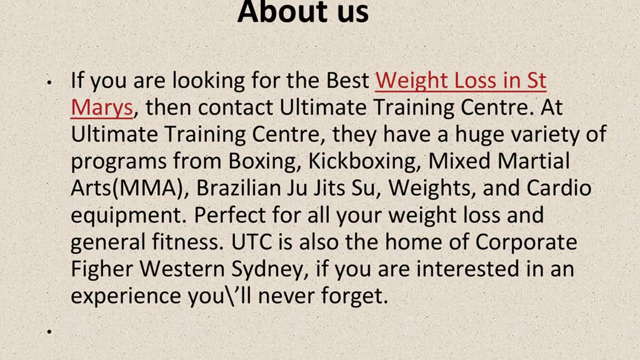 Best Weight Loss in St Marys.