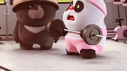 Funny Panda Exercise