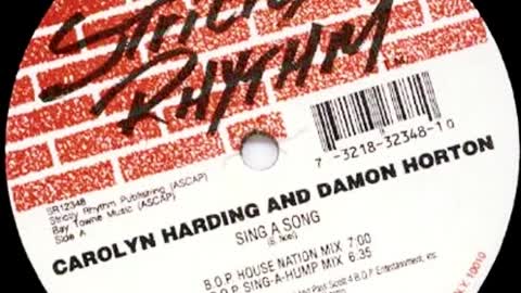 Carolyn Harding & Damon Horton - Sing-A-Song (B.O.P. House Nation Mix)