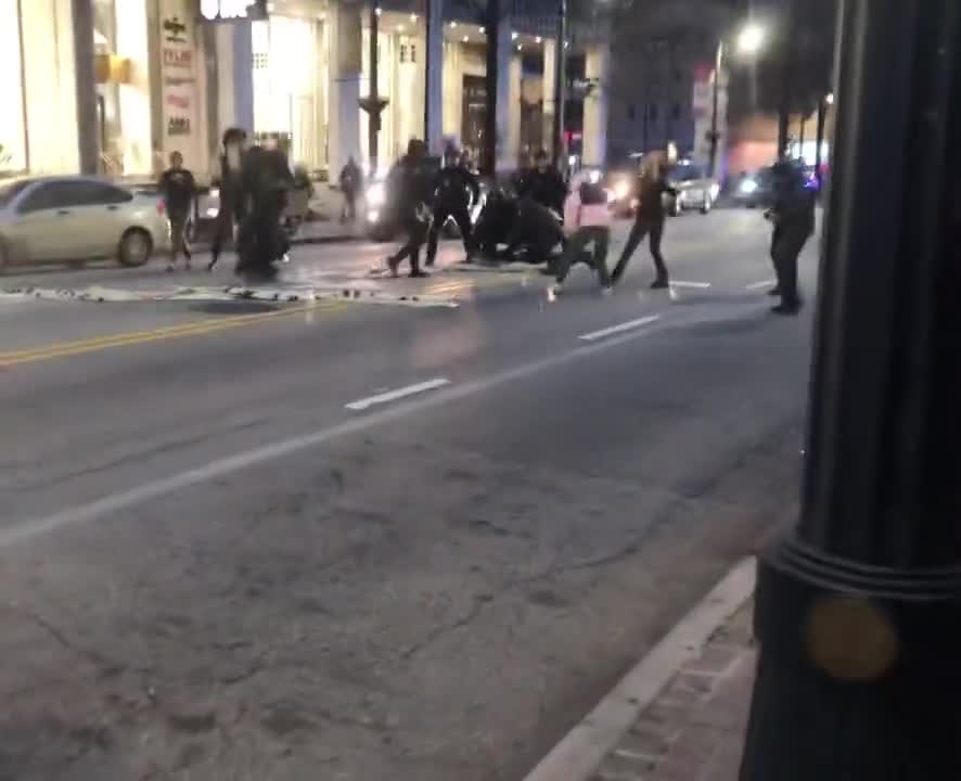 Cops Take Down Antifa in Atlanta