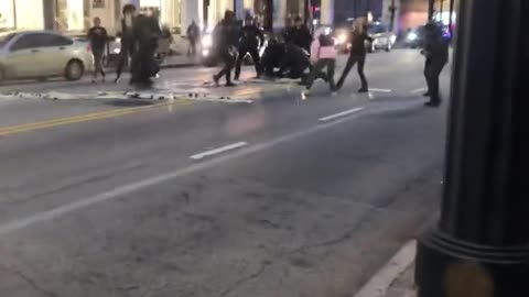 Cops Take Down Antifa in Atlanta