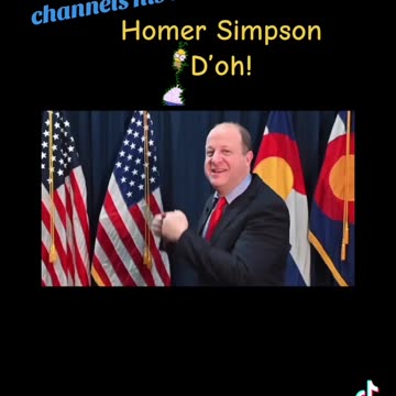 Governor Polis Channels His Inner Homer Simpson