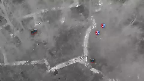 Incredible Drone Footage of Battle Below