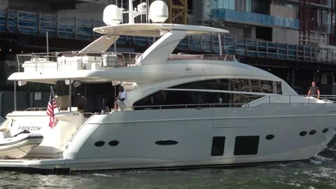 AMAZING DAY ON MIAMI RIVER WITH HOT BABES AND BOATS YACHTS ONLY IN MIAMI !!!