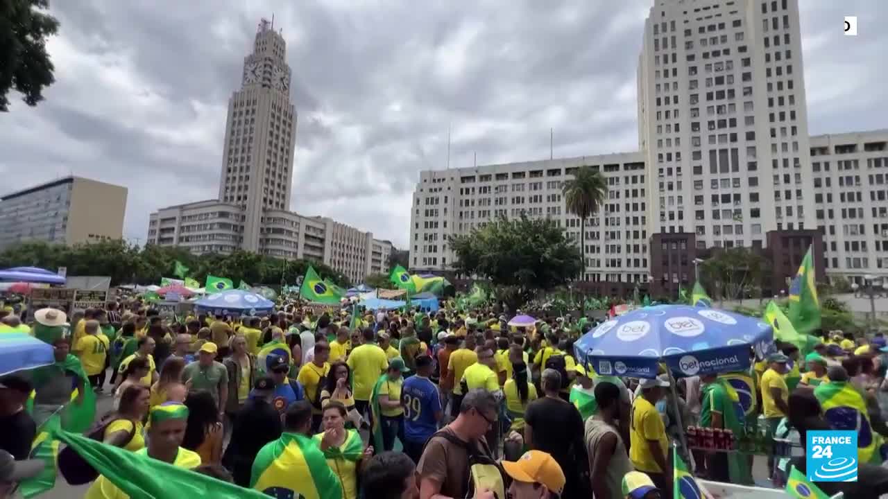 Las protestas bolsonaristas en Brasil continúan, aunque ahora con menor intensidad • FRANCE 24