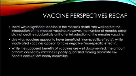 Vaccine Perspectives