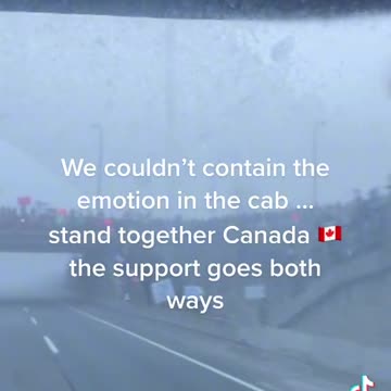 View from inside the cab