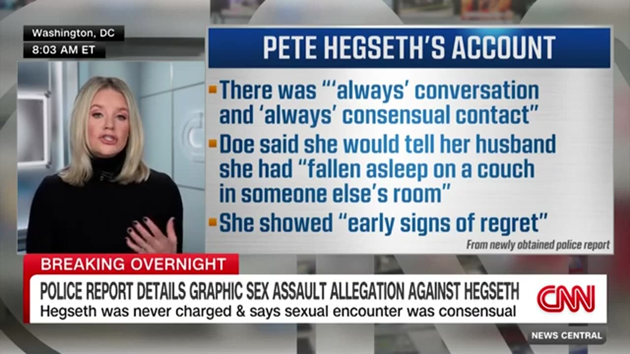 New Details Surface in Pete Hegseth Sexual Assault Claim