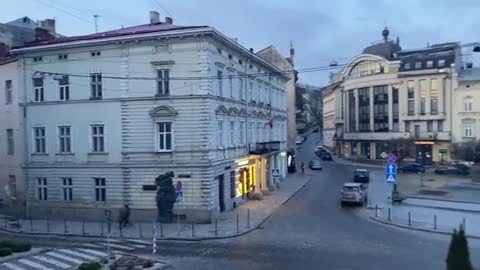 Air Raid sirens for third straight day in Lviv, Ukraine