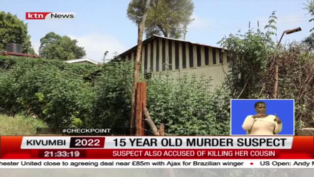 Kiambu detectives investigating an incident where a 15-year-old allegedly murdered four people