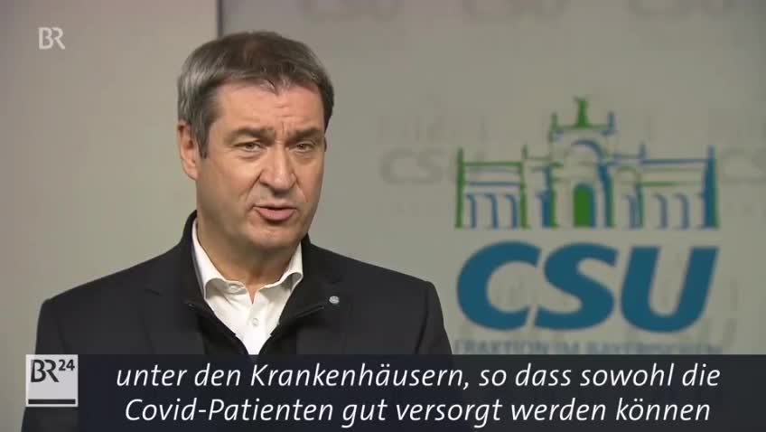 Söder verspricht sich