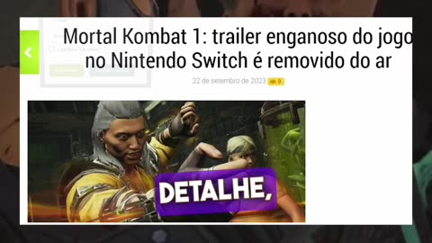 Nintendo ENGANOU com TRAILER FALSO de MORTAL KOMBAT 1 #shorts #mortalkombat #nintendo