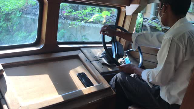 Sandoway Resort’s wooden van