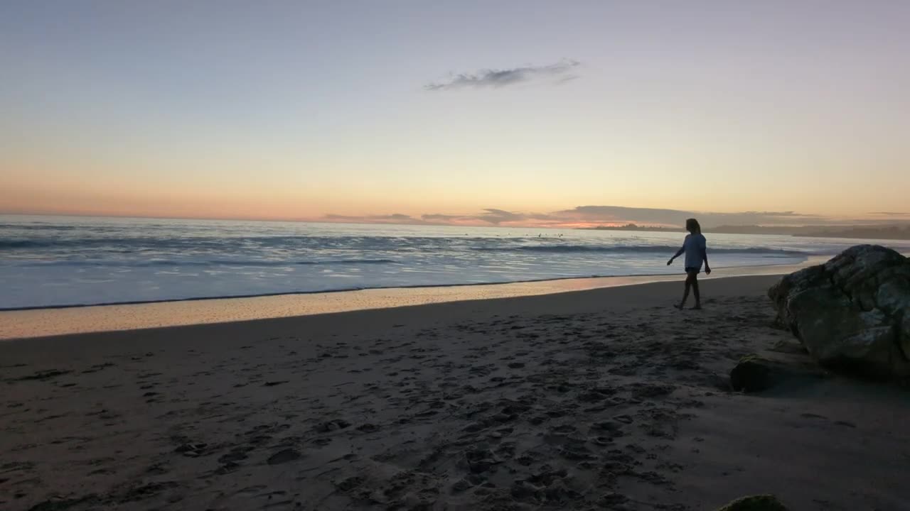 Tranquil Beach Sunset