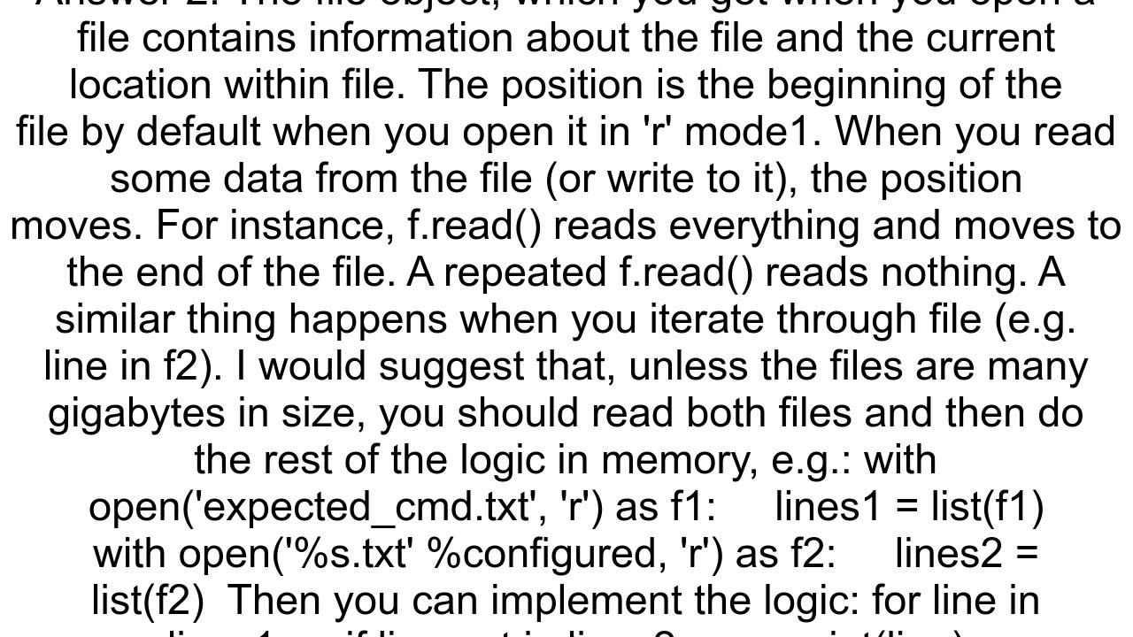 How to search each line of a file in another file using python