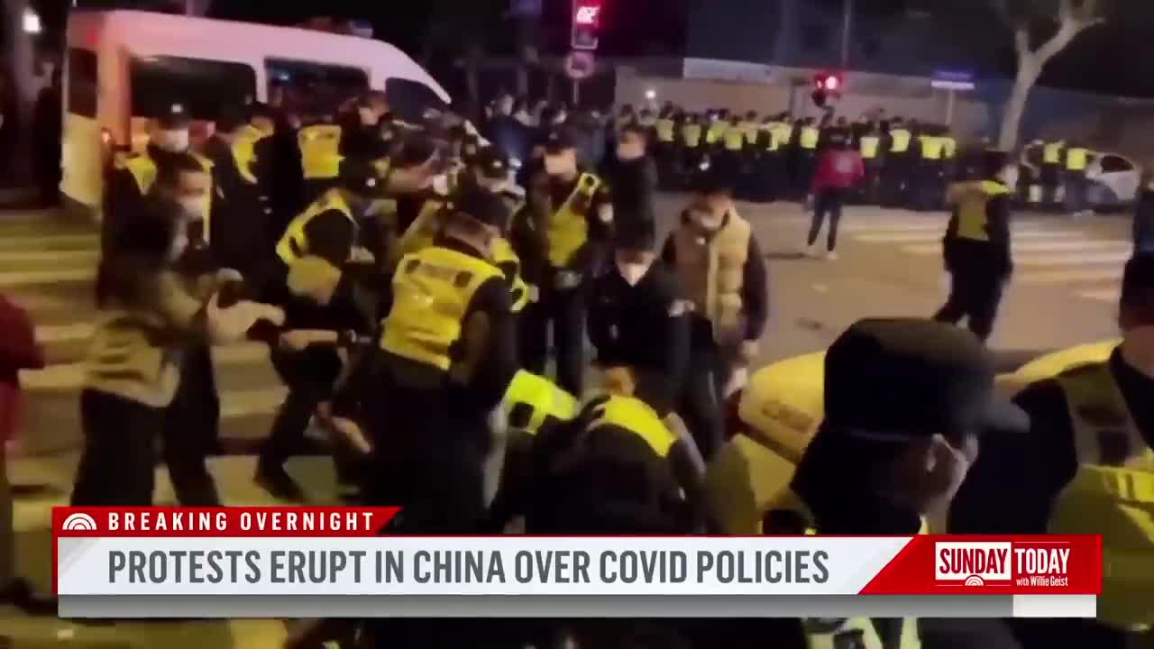 Protests Sweep Across China Over COVID-19 Lockdowns