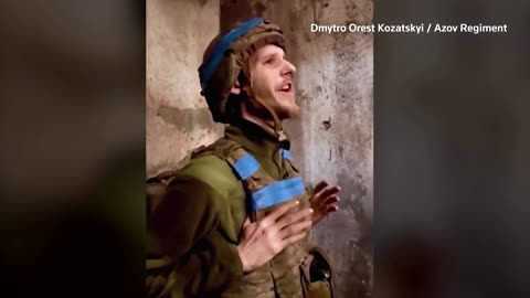 Amid shelling, Azovstal soldier sings Eurovision song