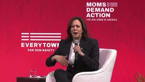 Kamala talks gun safety. WTH?