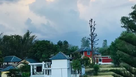 Time lapse of clouds