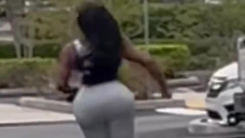She tried to hit the dog with a vibrator 🤣🤣🤣