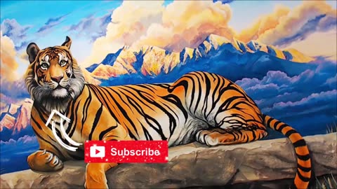 #tiger #animal #mural