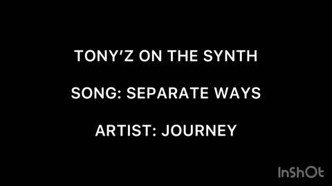 TONY’Z ON THE SYNTH - SEPARATE WAYS