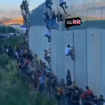 Migrants are literally storming the US borders