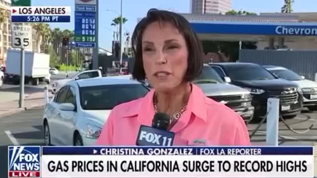 GAS HITS $8.00 A GALLON IN LOS ANGELES