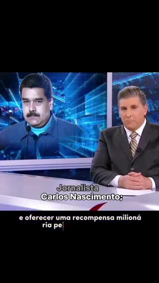 Recompensa milionaria pela captura de Maduro