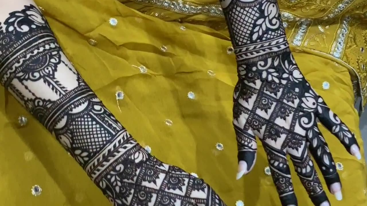 mehndi design by sana saqib