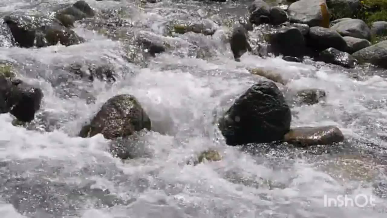 Mindfulness peace loneliness water flow river