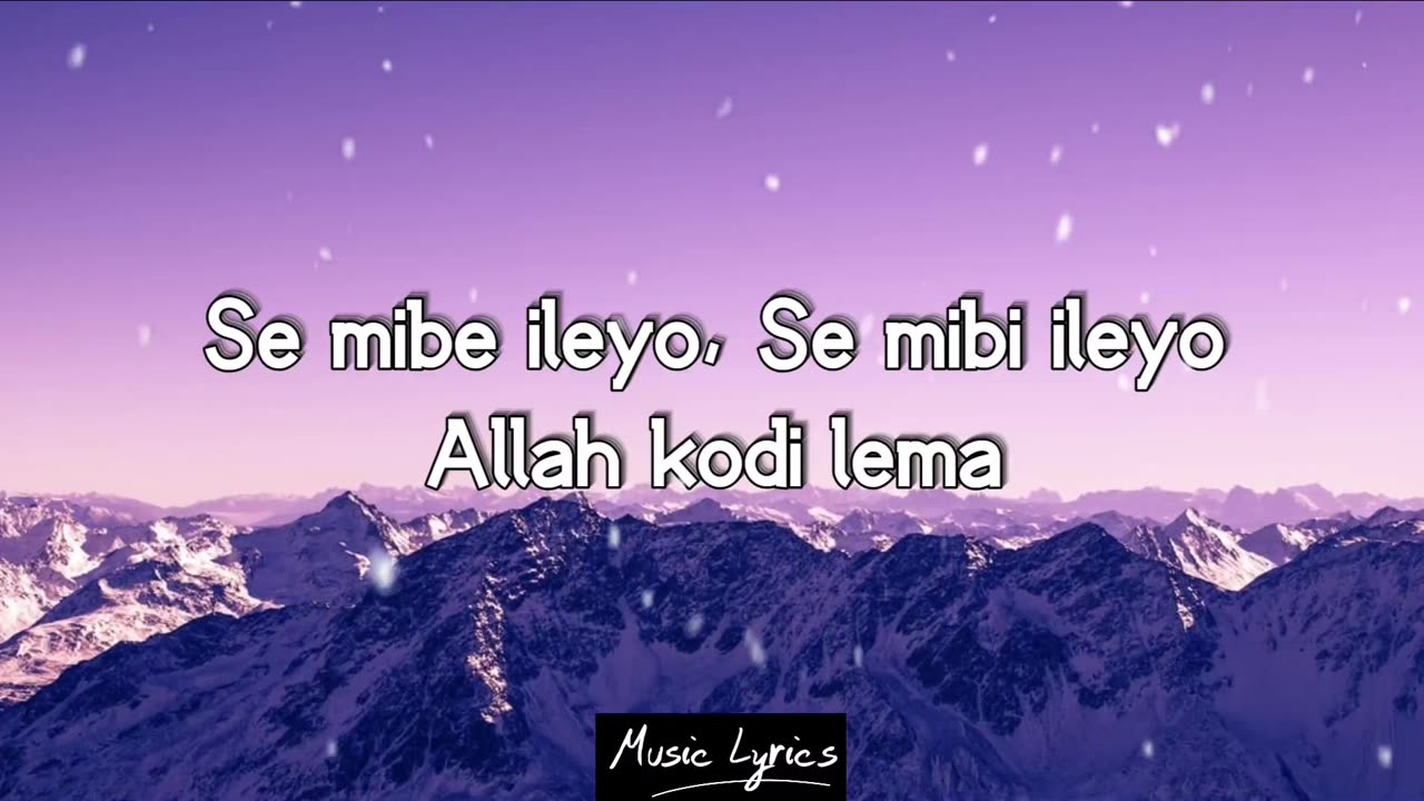 Alpha Blondy - Sebe Allah Ye (Lyrics)