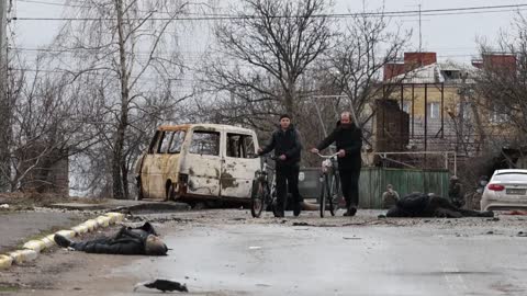 bodies in the streets of kiev