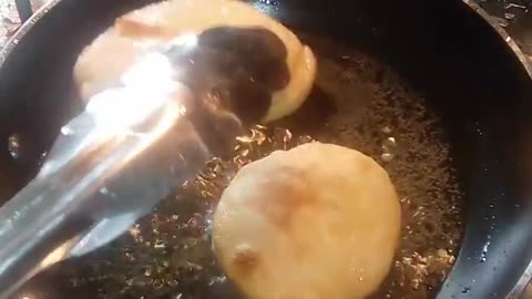 3 ingredients to make this fry fluffy bread