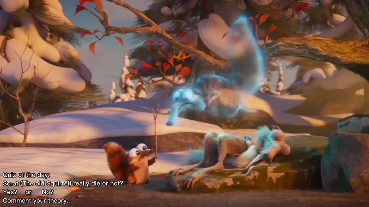 SCRAT DEATH ( and become a Zombie) _ Ice Age_ Scrat Tale _ Quiz of the Day