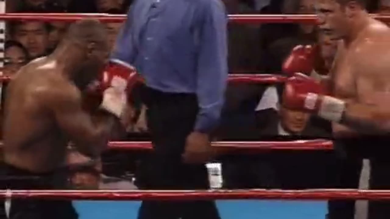 Mike Tyson with a brutal knockout.