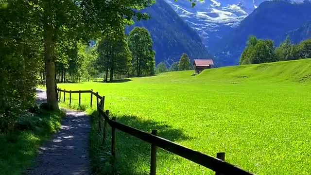 Late summer breeze 🌿 📍Lauterbrunnen Valley 🇨🇭