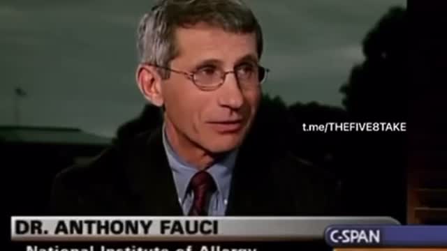 "How has no one in the media found this Anthony Fauci clip sooner? He actually makes sense."